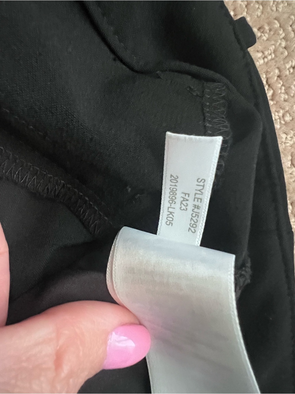 J. Crew woman’s Ruby crop Pants black size 8 - Picture 5 of 7